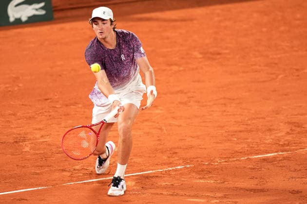2026-06-02 2026 French Open - Day Ten PARIS, FRANCE - JUNE 2: Joao Fonseca of Brasil during Day Ten of the 2026 French Open at Roland Garros on June 2, 2026 in Paris, France. (Photo by Marleen Fouchier BSR Agency) Paris France Content not available for redistribution in The Netherlands directly or indirectly through any third parties. Copyright: xBSRxAgencyx