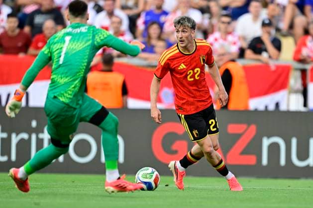 Croatia vs Belgium - friendly match RIJEKA, CROATIA - JUNE 02 : Saelemaekers Alexis midfielder of Belgium during a friendly match between Croatia and Belgium ahead of the FIFA World Cup, WM, Weltmeisterschaft, Fussball 2026 on June 02, 2026 in Rijeka, Croatia, 02 06 2026 Rijeka Croatia  Copyright: xJanxDexMeuleneirx
