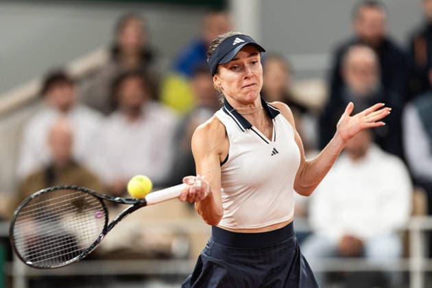 2026 French Open - Day Ten Elina Svitolina competes in her women s singles match against Marta Kostyuk on day 10 of the French Open tennis tournament on Court Philippe Chatrier at the Roland-Garros Complex in Paris, France. Paris France  Copyright: xIbrahimxEzzatx originalFilename:ezzat-notitle260602_npL1M.jpg
