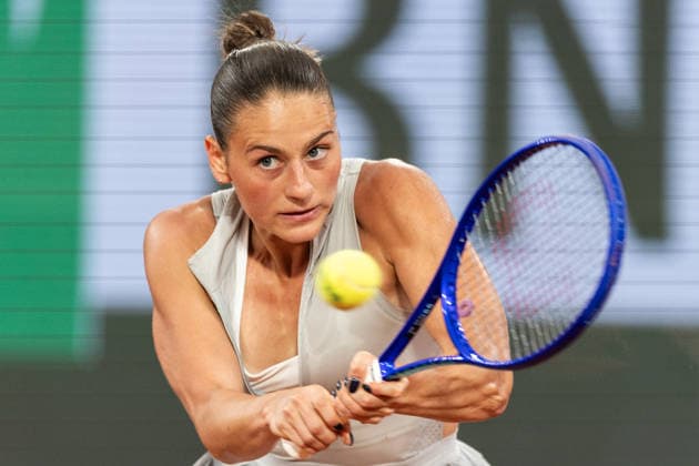 2026 French Open - Day Ten Marta Kostyuk competes in her women s singles match against Elina Svitolina on day 10 of the French Open tennis tournament on Court Philippe Chatrier at the Roland-Garros Complex in Paris, France. Paris France  Copyright: xIbrahimxEzzatx originalFilename:ezzat-notitle260602_npbRo.jpg