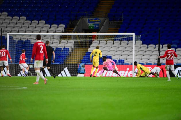RECORD DATE NOT STATED 2nd June 2026; Cardiff City Stadium, Cardiff, Wales; Friendly International Football, Wales versus Ghana; Lewis Koumas of Wales scores their sides first goal of the match in the 93rd minute 1-1 AledxHopkins