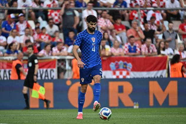 Croatia, Rijeka, 020626. Rujevica Stadium. Friendly football match on the eve of the World Cup, Croatia - Belgium. In the photo: Josko Gvardiol. Photo: Damir Krajac CROPIX Zagreb Croatia Copyright: xxDamirxKrajacx hrvatska_belgija102-020626