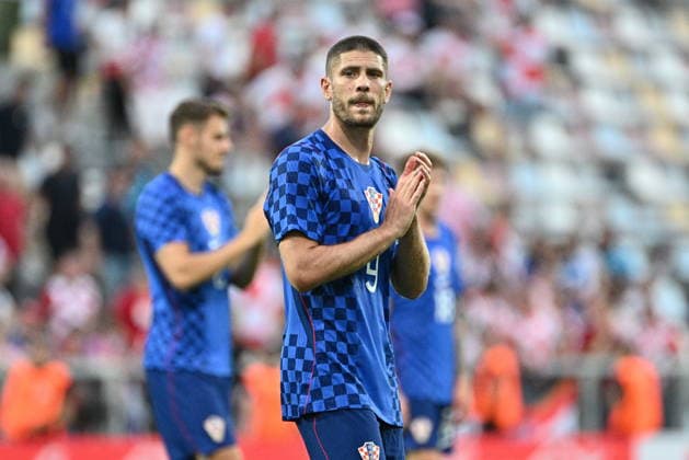 Croatia, Rijeka, 020626. Rujevica Stadium. Friendly football match on the eve of the World Cup, Croatia - Belgium. In the photo: Andrej Kramaric. Photo: Damir Krajac CROPIX Zagreb Croatia Copyright: xxDamirxKrajacx hrvatska_belgija169-020626
