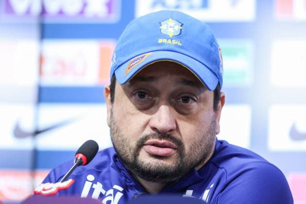 Football, Women, Brazil national team, Press conference