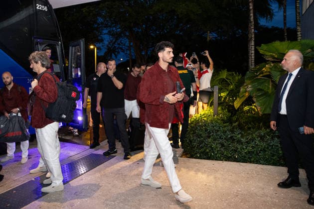 Ahead of 2026 FIFA World Cup, WM, Weltmeisterschaft, Fussball MIAMI, FLORIDA, UNITED STATES - JUNE 02: Samet Akaydin of Turkiye arrives in the United States as preparations begin for the upcoming 2026 FIFA World Cup in Miami, Florida, U.S., June, 2, 2026. Mostafa Bassim Anadolu Florida United States. Editorial use only. Please get in touch for any other usage.  Copyright: x2026xAnadoluxMostafaxBassimx