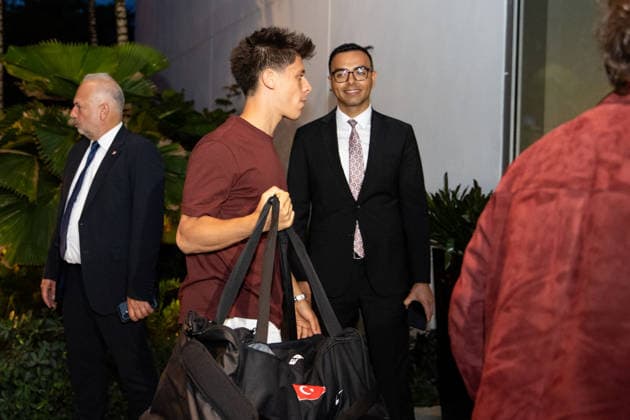 Ahead of 2026 FIFA World Cup, WM, Weltmeisterschaft, Fussball MIAMI, FLORIDA, UNITED STATES - JUNE 02: Arda Guler of Turkiye arrives in the United States as preparations begin for the upcoming 2026 FIFA World Cup in Miami, Florida, U.S., June, 2, 2026. Mostafa Bassim Anadolu Florida United States. Editorial use only. Please get in touch for any other usage.  Copyright: x2026xAnadoluxMostafaxBassimx
