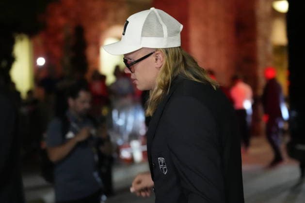 Football World Cup 2026 Greensboro , USA 20260602 Norways mens national football team arrives at the hotel in Greensboro Photo Fredrik Varfjell NTB Greensboro USA EDITORIAL USE ONLY RESTRICTED USE FOR BETTING COMPANIES  Copyright: xFredrikxVarfjellx xNTBx