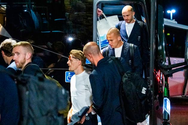 Football World Cup 2026 Greensboro , USA 20260602 Norways Fredrik Aursnes arrives at the hotel in Greensboro Photo Fredrik Varfjell NTB Greensboro USA EDITORIAL USE ONLY RESTRICTED USE FOR BETTING COMPANIES  Copyright: xFredrikxVarfjellx xNTBx