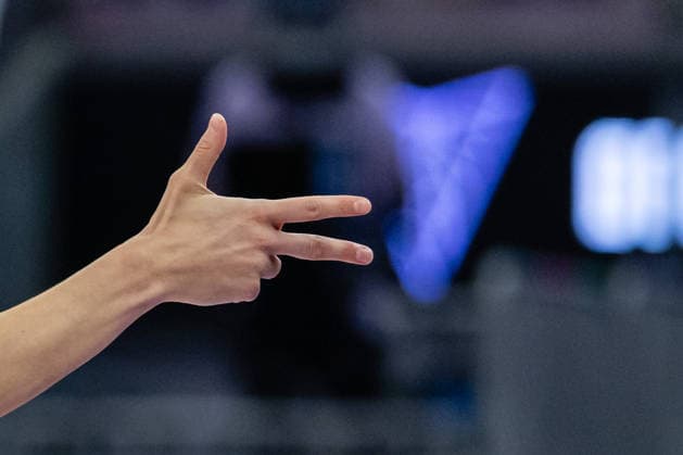SAN FRANCISCO, CA - JUNE 02: Cecilia Zandalasini 24 of the Golden State Valkyries makes a three sign after making a three during a game against the Portland Fire on June 2, 2026 at Chase Center in San Francisco, CA. (Photo by Matthew Huang Icon Sportswire) WNBA, Basketball Damen, USA JUN 02 Portland Fire at Golden State Valkyries EDITORIAL USE ONLY Icon260602014