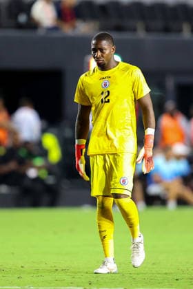 June 2, 2026, Fort Lauderdale, Florida, USA: Haiti goalkeeper Alexandre Pierre (12) looks on during the International Friendly, Länderspiel, Nationalmannschaft soccer match between Haiti and New Zealand. Soccer 2026: Haiti 4:0 New Zealand.  - ZUMAa257 20260602_zsp_a257_027 Copyright: xChrisxArjoonx