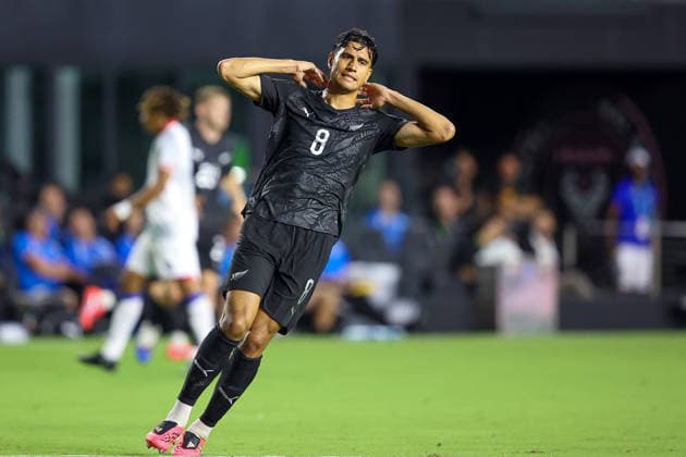June 2, 2026, Fort Lauderdale, Florida, USA: New Zealand midfielder Marko Stamenic (8) reacts to a close miss during the International Friendly, Länderspiel, Nationalmannschaft soccer match between Haiti and New Zealand. Fort Lauderdale USA - ZUMAa257 20260602_zsp_a257_018 Copyright: xChrisxArjoonx
