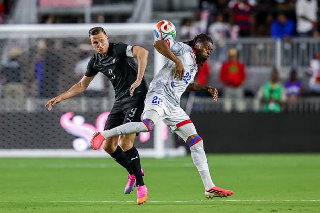 Football, International match, New Zealand - Haiti