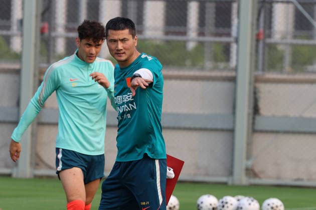 SHANGHAI, CHINA - JUNE 02: Players of Team China train during a training session on June 2, 2026 in Shanghai, China. The team is preparing for the upcoming FIFA International A match against Singapore.  Copyright: xVCGx 111645638421