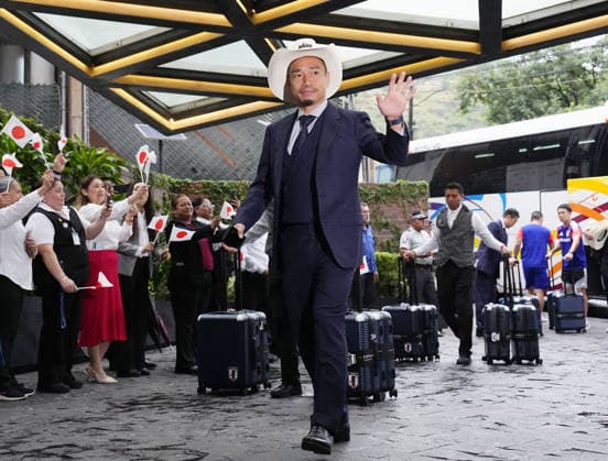 Football: Japan players arrive in Mexico Yuto Nagatomo of the Japan men s national football team, arrives on June 2, 2026, at the team s accommodation in Monterrey, Mexico, ahead of their pre-World Cup camp.  A14AA0005617561P