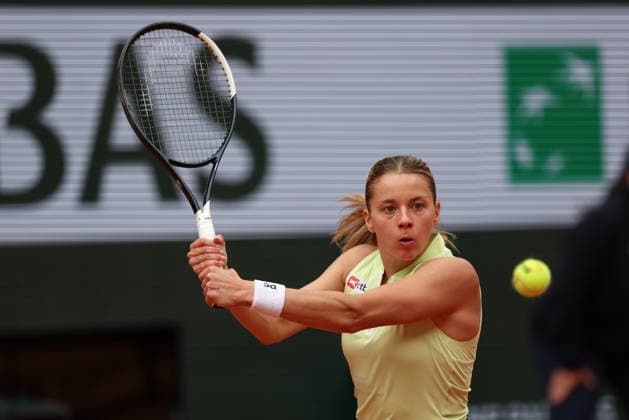 ROLAND GARROS 2026 Thierry Larret MAXPPP - PARIS (75) 03 06 2026 Thierry Larret Maxppp. Tennis. Roland Garros 2026. Internationaux de France de tennis. Stade Roland Garros, Paris (75). Le 3 Juin. Court Philippe CHATRIER : Anna KALINSKAYA (RUS) vs Maja CHWALINSKA (POL). PARIS (75) STADE ROLAND GARROS PARIS ILE DE FRANCE FRANCE  Copyright: xMAXPPPxThierryxLarretx TLR202606030814 TLR202606030814