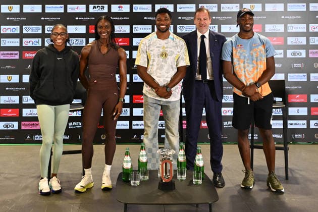 Athletics, Diamond League Meeting in Rome, Press event