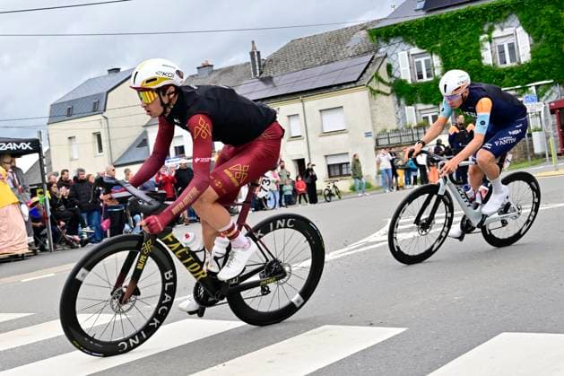 Tour de Wallonie 2026 Stage 3 VAUX-SUR-SÛRE, BELGIUM - JUNE 03 : Haug Kieran (USA) of Modern Adventure Pro Cycling in action during stage 3 of the 47th edition of Ethias Tour de Wallonie an UCI ProSeries 2.Pro cycling road race stage for Men Elite of 176.9 km with start in Habay and finish in Vaux-sur-Sûre on June 3, 2026 in Vaux-sur-Sûre, Belgium, 03 06 2026 ( Motordriver Pieter Van Herzele - Vaux-sur-Sûre Belgium  Copyright: xSesx