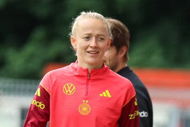 Cologne, Germany 03 06 2026 Training of the DFB women preparation international match Germany vs Norway for World Cup qualification 2027 In the picture Lea Schüller Schueller Germany Copyright: HMBxMedia MadeleinexFantini