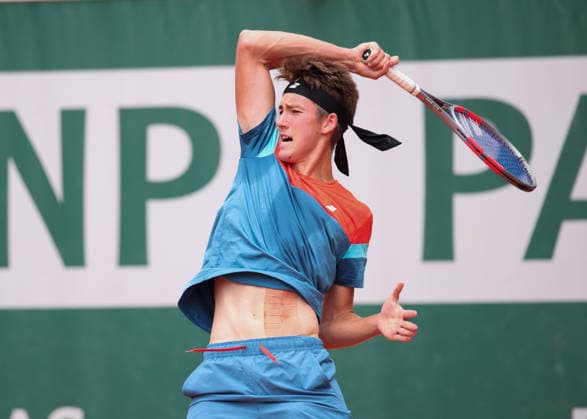 Thilo Behrmann AUT , Boys Singles, Boys Singles Tennis French Open 2026 Roland Garros Paris France 3 June 2026 Copyright: xJuergenxHasenkopfx