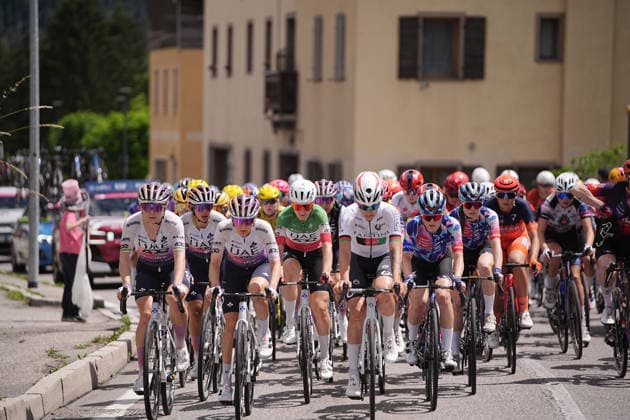 The race Italy™s Elisa Longo Borghini of UAE Team ADQ™s (C) during Stage 5 of the Giro d™Italia Women, from Longarone to Santo Stefano di Cadore, Italy, Wednesday, June 3, 2026  Copyright: xMarcoxAlpozzi LaPressex