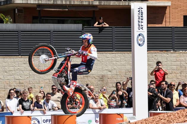 June 3, 2026, Piera, Barcelona, Spain: Toni Bou of trial rider during his attempt to break the Guinness World Record at Rotonda Toni Bou on June 03, 2026 in Piera, Barcelona, Spain. Toni Bou Guinness World Record Attempt  - ZUMAa181 20260603_zaa_a181_093 Copyright: xJavierxBorregox