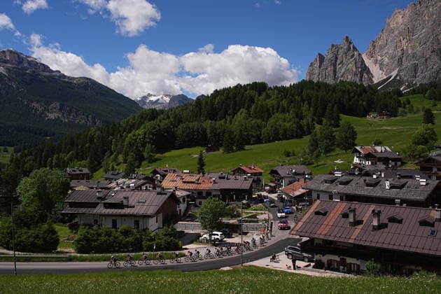 The race during Stage 5 of the Giro d™Italia Women, from Longarone to Santo Stefano di Cadore, Italy, Wednesday, June 3, 2026  Copyright: xMarcoxAlpozzi LaPressex