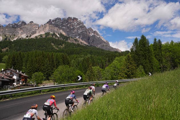 The race during Stage 5 of the Giro d™Italia Women, from Longarone to Santo Stefano di Cadore, Italy, Wednesday, June 3, 2026  Copyright: xMarcoxAlpozzi LaPressex
