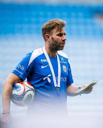260603 Assistant coach Mikey Harris of the Norwegian women™s national football team during a training session on June 3, 2026 in Oslo Photo Marius Simensen BILDBYRAN Cop 238 bbeng dam fifa women s world cup qualifier football fotball fotball norge norway practice soccer training trening träning  Copyright: MARIUSxSIMENSEN BB260603BB346