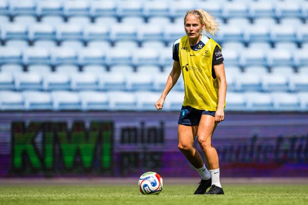 260603 Guro Bergsvand of the Norwegian women™s national football team during a training session on June 3, 2026 in Oslo Photo Marius Simensen BILDBYRAN Cop 238 bbeng dam fifa women s world cup qualifier football fotball fotball norge norway practice soccer training trening träning  Copyright: MARIUSxSIMENSEN BB260603BB349