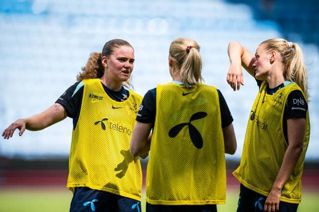 260603 Signe Gaupset of the Norwegian women™s national football team during a training session on June 3, 2026 in Oslo Photo Marius Simensen BILDBYRAN Cop 238 bbeng dam fifa women s world cup qualifier football fotball fotball norge norway practice soccer training trening träning  Copyright: MARIUSxSIMENSEN BB260603BB364