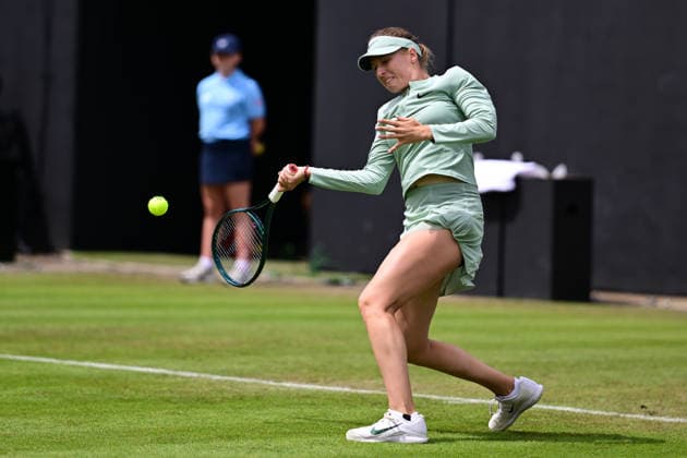 Tennis Lexus Birmingham Open Linda Fruhvirtova of the Czech republic returns during the Lexus Birmingham Open WTA125 ATP, Tennis Herren Challenger tennis at Edgbaston Priory Club, Birmingham, UK on 3 June 2026. Birmingham Edgbaston Priory Club West Midlands UK Editorial use only , Copyright: xDennisxGoodwinx PSI-24320-0020