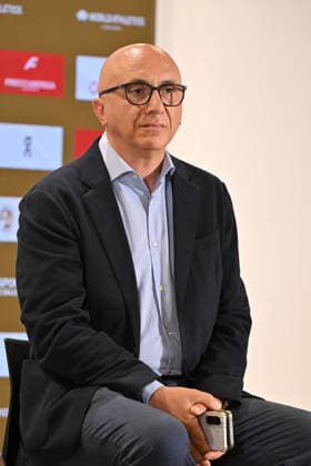Foto IPP Roberto Ramaccia Roma 3 6 2026 Golden Gala Pietro Mennea 2026 press conference, PK, Pressekonferenz in Rome Nella foto Marco Sicari Meeting Director during the press conference at the Golden Gala in Rome. Italy Photo Press - World Copyright Roma italy Italia ITALY  Copyright: xR4924_italyphotopressx