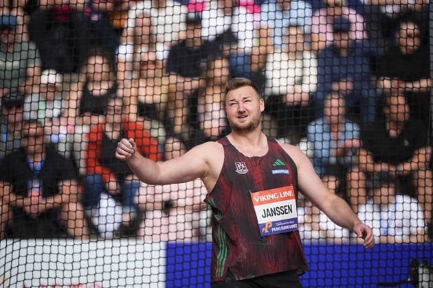 Henrik Janssen of Germany Men Discus Throw during the World Athletics Continental Tour Paavo Nurmi Games at the Turku Sports Park stadium in Turku, Finland June 3. 2026.  Copyright: xKallexParkkinenx NP24kp0438