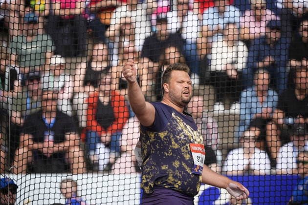 Daniel Stahl of Sweden Men Discus Throw during the World Athletics Continental Tour Paavo Nurmi Games at the Turku Sports Park stadium in Turku, Finland June 3. 2026.  Copyright: xKallexParkkinenx NP24kp0442