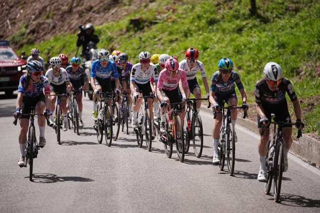 Netherlands™s Anna van der Breggen of Team SD Worx - Protime™s (pink jersey) during Stage 5 of the Giro d™Italia Women, from Longarone to Santo Stefano di Cadore, Italy. Wednesday June 3, 2026  Copyright: xMarcoxAlpozzi LaPressex