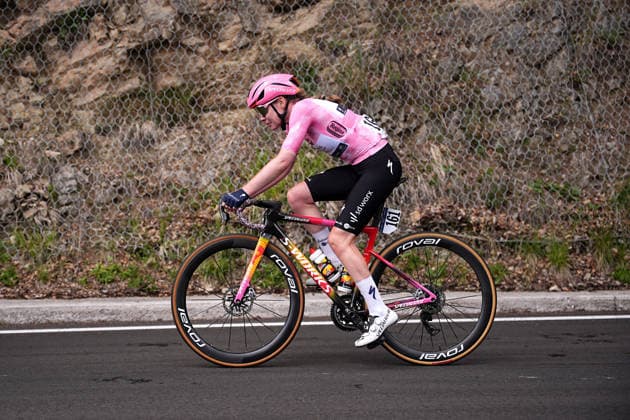 Netherlands™s Anna van der Breggen of Team SD Worx - Protime™s (pink jersey) during Stage 5 of the Giro d™Italia Women, from Longarone to Santo Stefano di Cadore, Italy. Wednesday June 3, 2026  Copyright: xMarcoxAlpozzi LaPressex