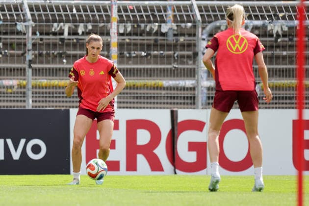 03 06 2026, xgrfx, Football DFB Media Dates, German Womens National Team Training v l Jule Brand German Womens National Team DFL DFB REGULATIONS PROHIBIT ANY USE OF PHOTOGRAPHS as IMAGE SEQUENCES and or QUASI VIDEO Cologne