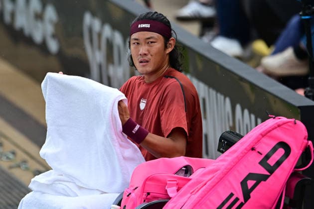 Tennis Lexus Birmingham Open Zhizhen Zhang of China during the Lexus Birmingham Open WTA125 ATP, Tennis Herren Challenger tennis at Edgbaston Priory Club, Birmingham, UK on 3 June 2026. Birmingham Edgbaston Priory Club West Midlands UK Editorial use only , Copyright: xDennisxGoodwinx PSI-24320-0072