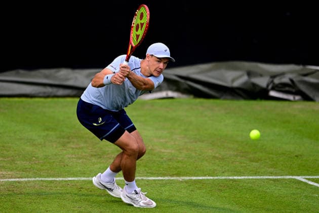 Tennis Lexus Birmingham Open Christopher O Connell of Australia returns during the Lexus Birmingham Open WTA125 ATP, Tennis Herren Challenger tennis at Edgbaston Priory Club, Birmingham, UK on 3 June 2026. Birmingham Edgbaston Priory Club West Midlands UK Editorial use only , Copyright: xDennisxGoodwinx PSI-24320-0079