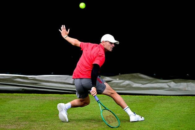 Tennis Lexus Birmingham Open Kamil Majchrzak of Poland returns during the Lexus Birmingham Open WTA125 ATP, Tennis Herren Challenger tennis at Edgbaston Priory Club, Birmingham, UK on 3 June 2026. Birmingham Edgbaston Priory Club West Midlands UK Editorial use only , Copyright: xDennisxGoodwinx PSI-24320-0083