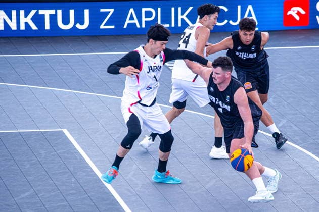 Basketball, FIBA 3x3 World Championship in Warsaw, Men, Japan - New Zealand