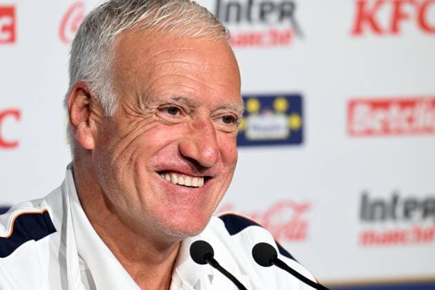 CP DES BLEUS A NANTES PHOTOPQR OUEST FRANCE Jerome Fouquet ; NANTES ; 03 06 2026 ; Football. Point presse de Didier Deschamps, sélectionneur de l équipe de France de Football, avant le match contre la Cote d Ivoire à Nantes. Photo: Jérôme Fouquet Ouest-France Nantes, France, june 3rd 2026 Frane coahc Didier Deschamps press conference, PK, Pressekonferenz before the match against Ivory Coast NANTES France  Copyright: xPHOTOPQR OUESTxFRANCE MAXPPPxJeromexFouquetx 20260603OFR1519 20260603OFR1519