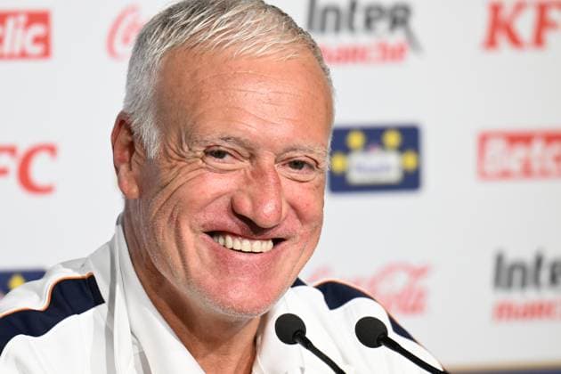CP DES BLEUS A NANTES PHOTOPQR OUEST FRANCE Jerome Fouquet ; NANTES ; 03 06 2026 ; Football. Point presse de Didier Deschamps, sélectionneur de l équipe de France de Football, avant le match contre la Cote d Ivoire à Nantes. Photo: Jérôme Fouquet Ouest-France Nantes, France, june 3rd 2026 Frane coahc Didier Deschamps press conference, PK, Pressekonferenz before the match against Ivory Coast NANTES France  Copyright: xPHOTOPQR OUESTxFRANCE MAXPPPxJeromexFouquetx 20260603OFR1522 20260603OFR1522