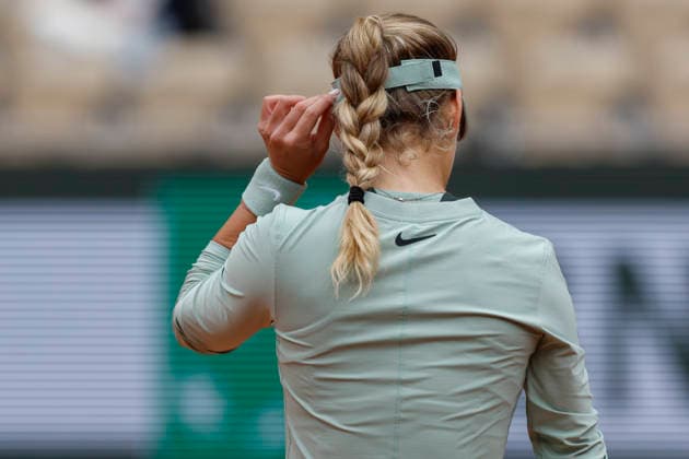 June 3, 2026, Paris, Paris, France: Anna KALINSKAYA (RUS) in action during the tennis Grand Slam of Roland Garros 2026, at Roland Garros Stadium - on June 3 2026 .Paris - France Paris France - ZUMAb253 20260603_zsp_b253_034 Copyright: xLoicxBaratouxx