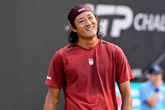 Tennis Lexus Birmingham Open Zhizhen Zhang of China smiling during the Lexus Birmingham Open WTA125 ATP, Tennis Herren Challenger tennis at Edgbaston Priory Club, Birmingham, UK on 3 June 2026. Birmingham Edgbaston Priory Club West Midlands UK Editorial use only , Copyright: xDennisxGoodwinx PSI-24320-0113