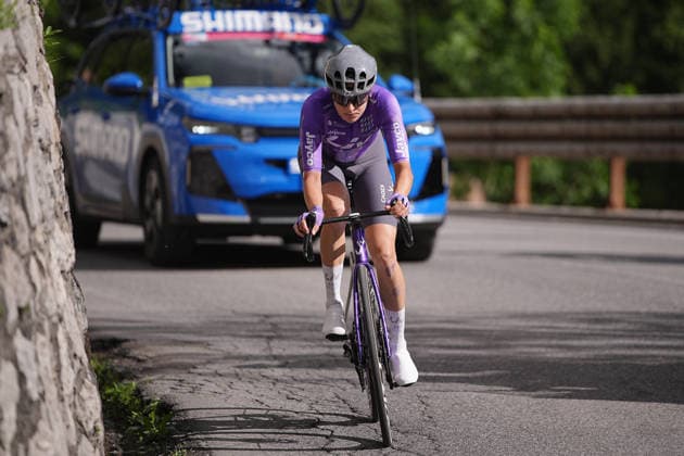 Italy™s Monica Trinca Colonel of Liv-Alula-Jayco™s during Stage 5 of the Giro d™Italia Women, from Longarone to Santo Stefano di Cadore, Italy. Wednesday June 3, 2026  Copyright: xMarcoxAlpozzi LaPressex