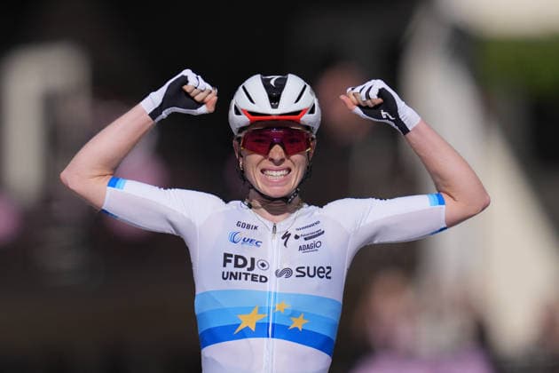 Netherlands™s Demi Vollering of FDJ United - Suez™s winner of stageduring Stage 5 of the Giro d™Italia Women, from Longarone to Santo Stefano di Cadore, Italy, Wednesday, June 3, 2026  Copyright: xDavidexSpada LaPressex