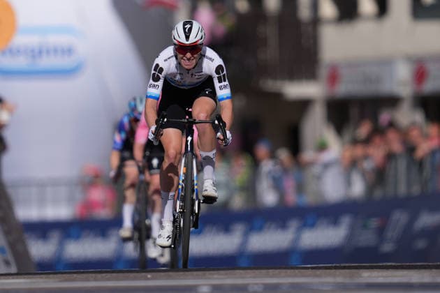 Netherlands™s Demi Vollering of FDJ United - Suez™s winner of stage during Stage 5 of the Giro d™Italia Women, from Longarone to Santo Stefano di Cadore, Italy, Wednesday, June 3, 2026  Copyright: xDavidexSpada LaPressex