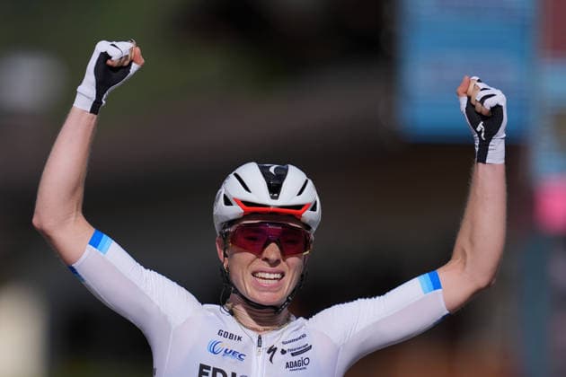 Netherlands™s Demi Vollering of FDJ United - Suez™s winner of stage during Stage 5 of the Giro d™Italia Women, from Longarone to Santo Stefano di Cadore, Italy, Wednesday, June 3, 2026  Copyright: xDavidexSpada LaPressex