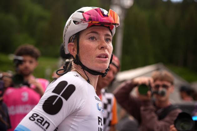 Netherlands™s Demi Vollering of FDJ United - Suez™s winner of the stage during Stage 5 of the Giro d™Italia Women, from Longarone to Santo Stefano di Cadore, Italy. Wednesday June 3, 2026  Copyright: xMarcoxAlpozzi LaPressex